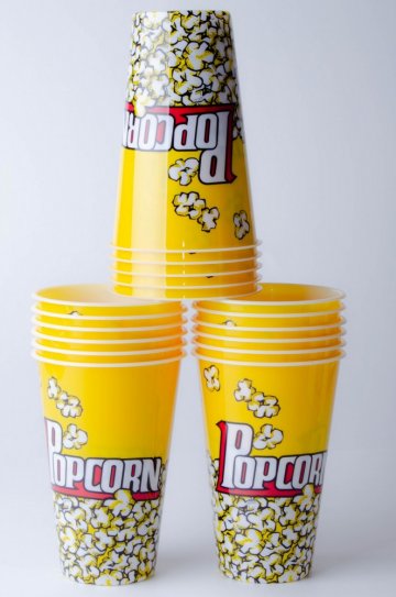 Стакан пластиковый для попкорна 1.0 л