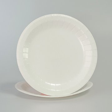 Тарелка / одноразовая / бумажная / круглая / диаметр 180 мм /...