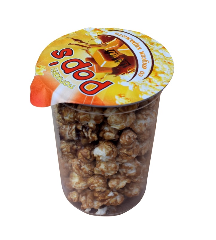 Кукуруза воздушная “Попкорн Pop’s” со вкусом карамели...