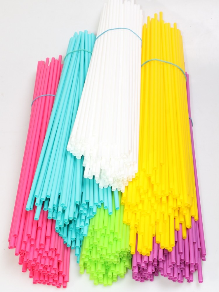 Палочки пластиковые для сахарной ваты, цвет: белый...
