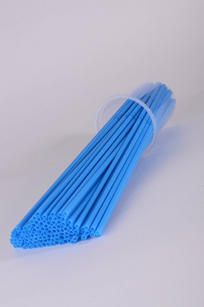 Палочки пластиковые для сахарной ваты, цвет: синий(голубой)...